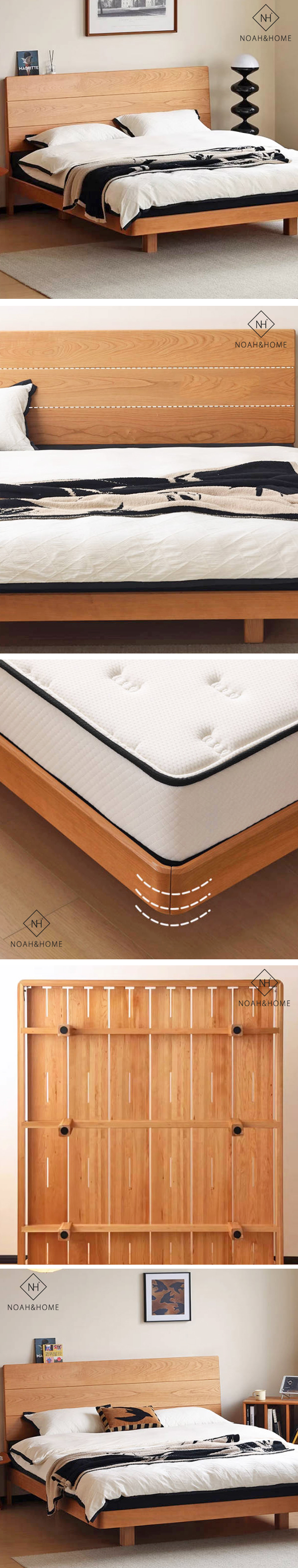 CP/ 三拚幸運 無印 實木床