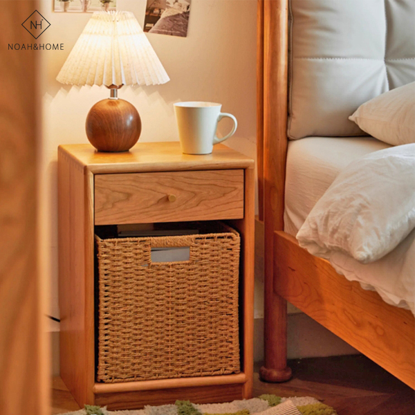 CU/小巧 實木床頭櫃