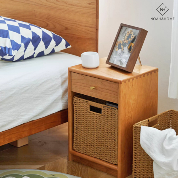 CU/小巧 實木床頭櫃