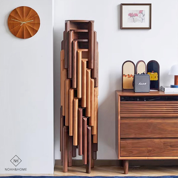 CU/有層 實木堆疊凳