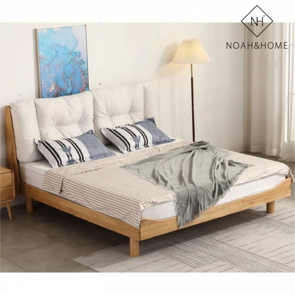 QMS/B01 雲朵床架 實木床架