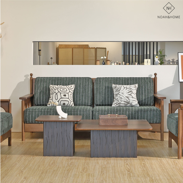 QMS/SF04 中古 實木沙發 1+2+3沙發